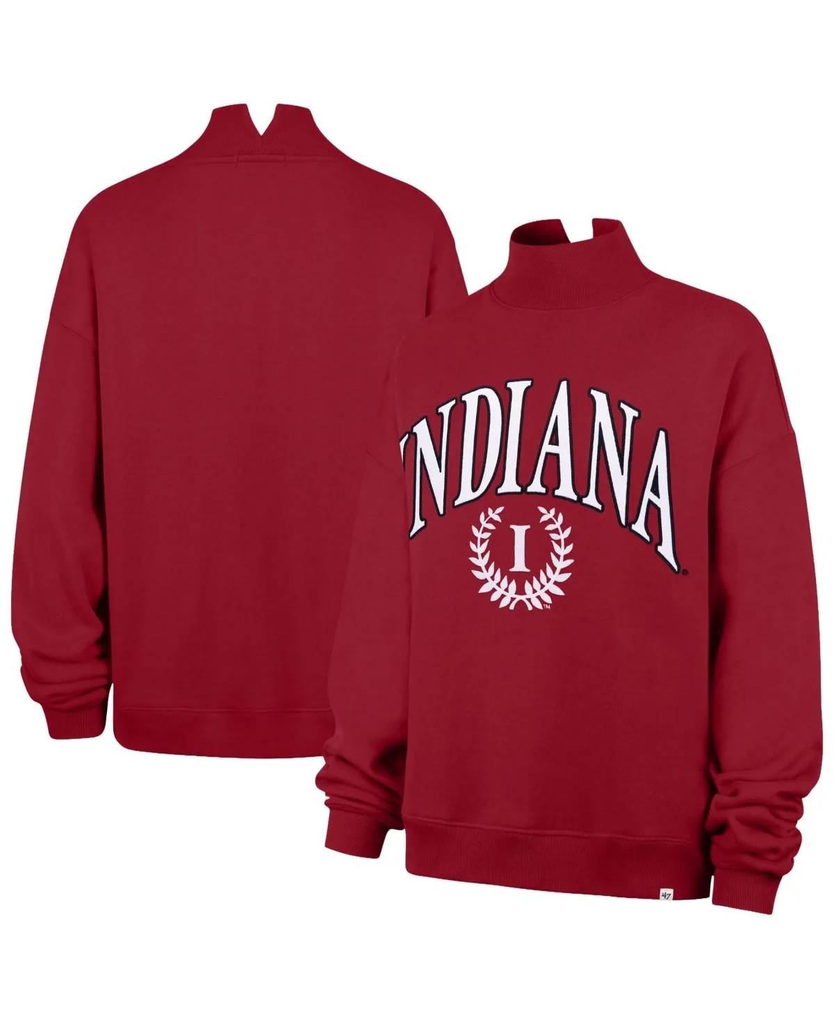 Indiana Hoosiers Mock Neck Sweatshirt
