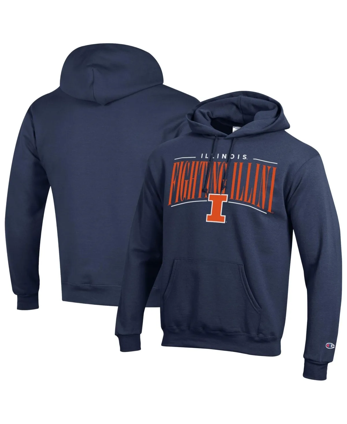 Illinois Fighting Illini Team Pride Powerblend Hoodie by Champion