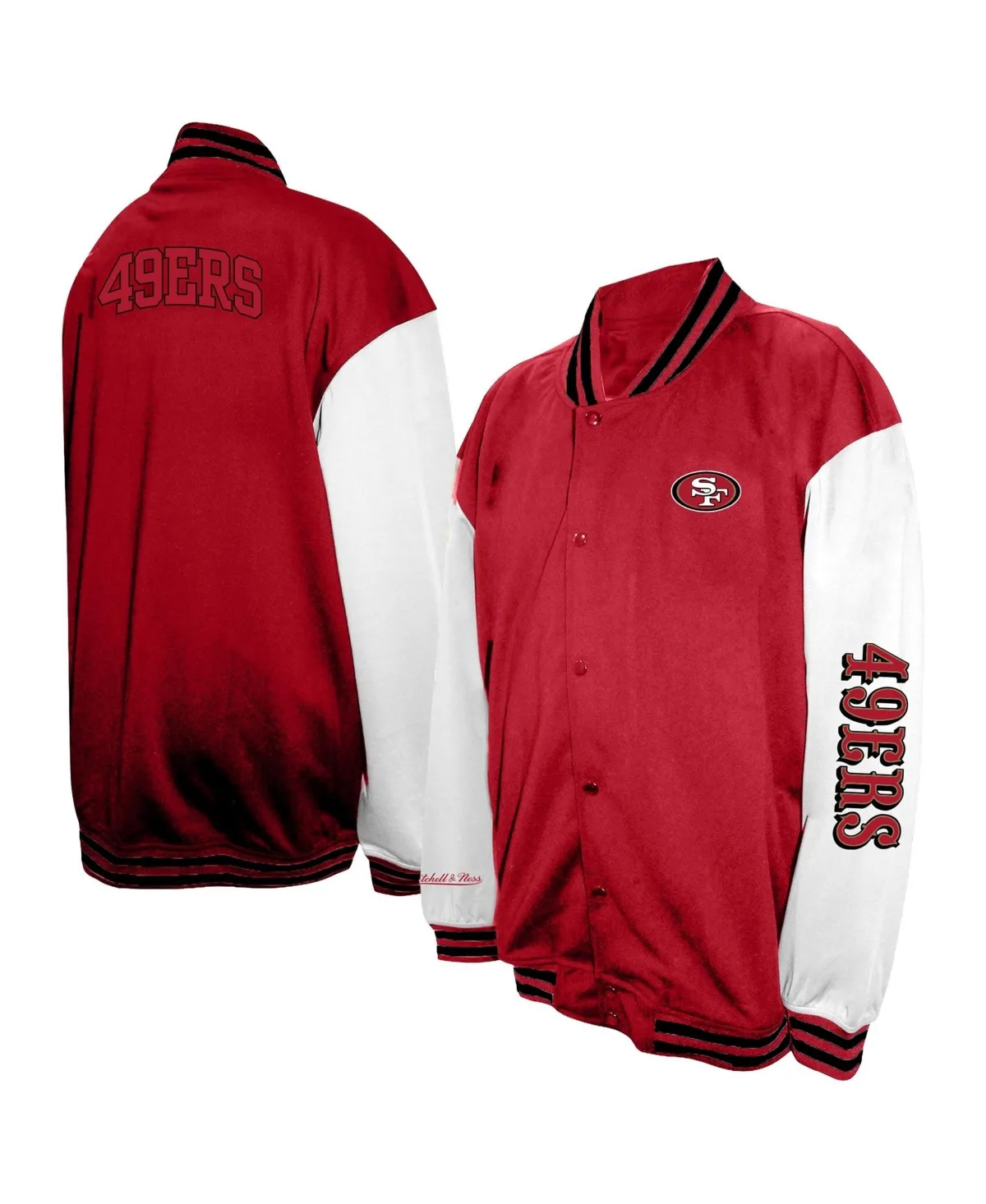 San Francisco 49ers Full-Snap Varsity Jacket by Profile