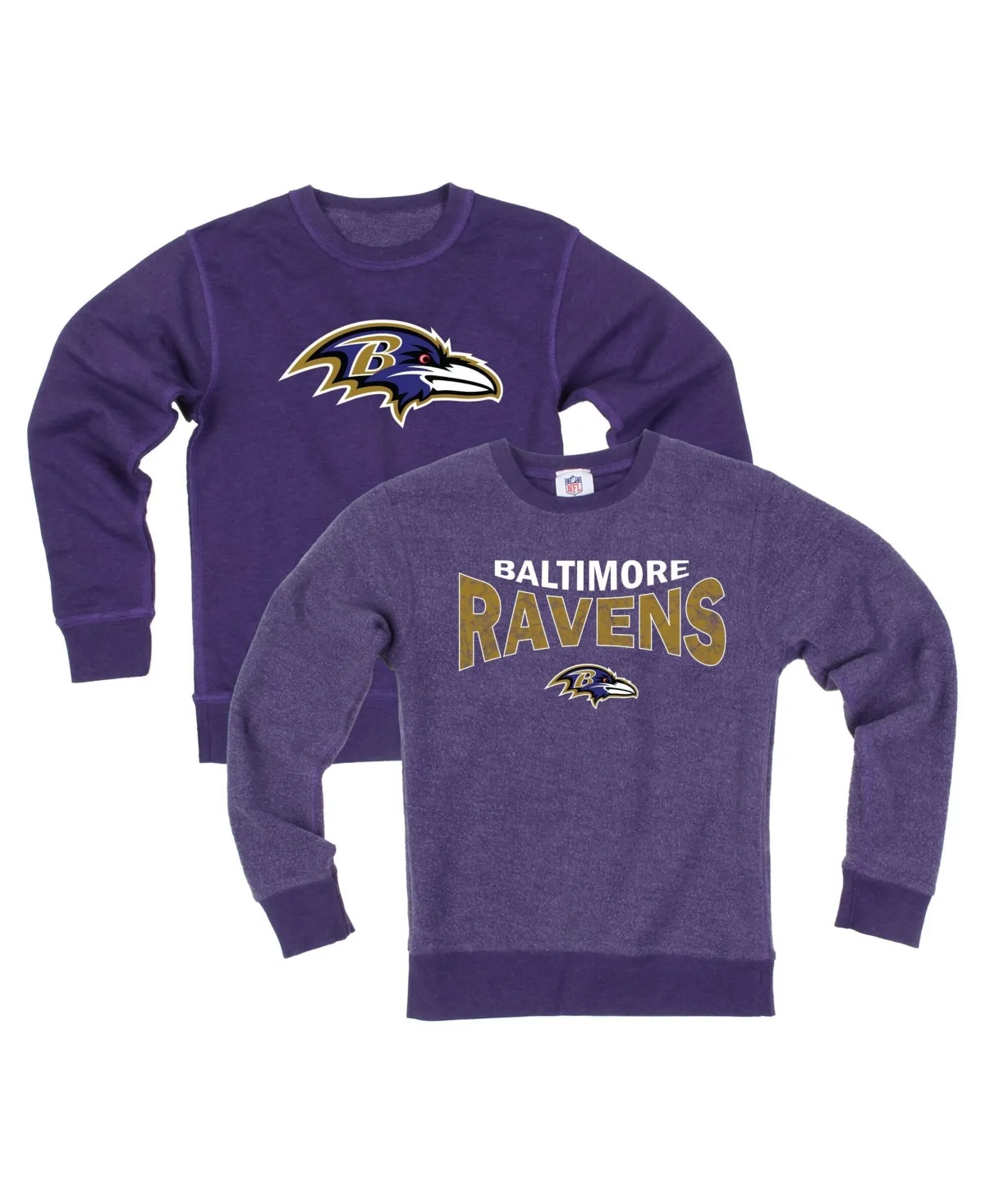 Baltimore Ravens Reversible Fleece Sweatshirt by Wes & Willy
