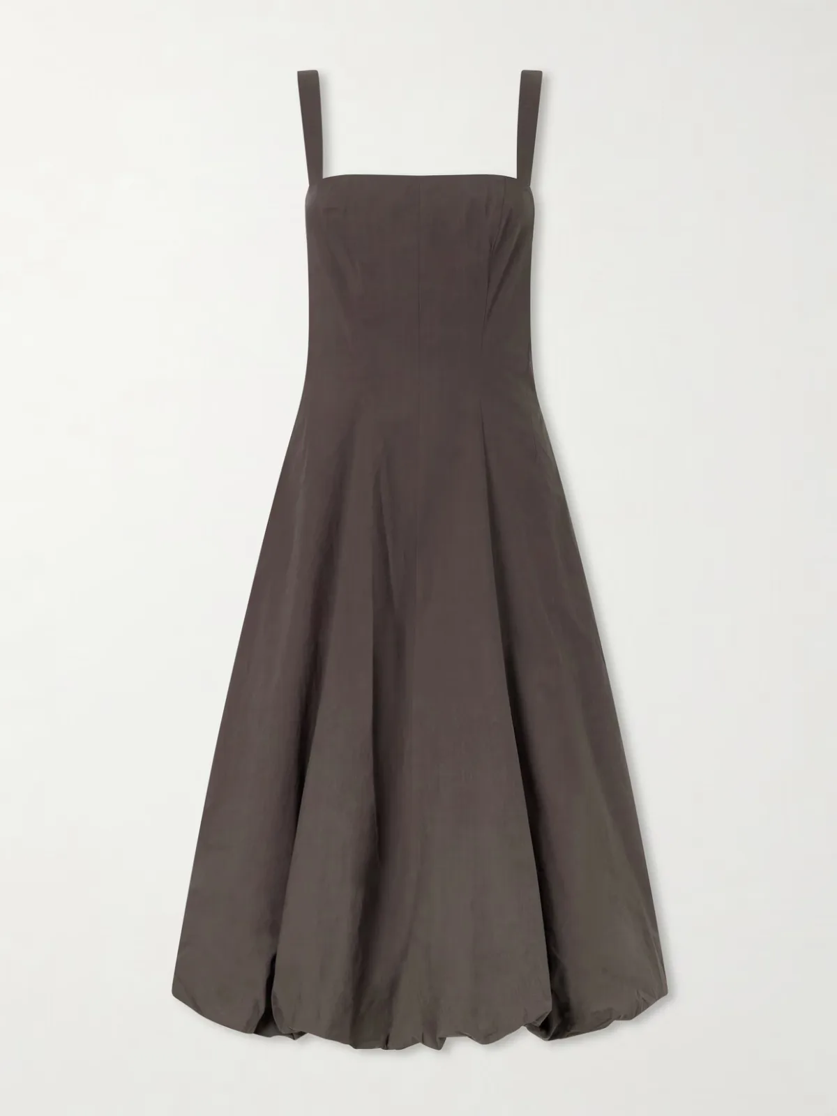 - Ella Cotton-poplin Midi Dress -