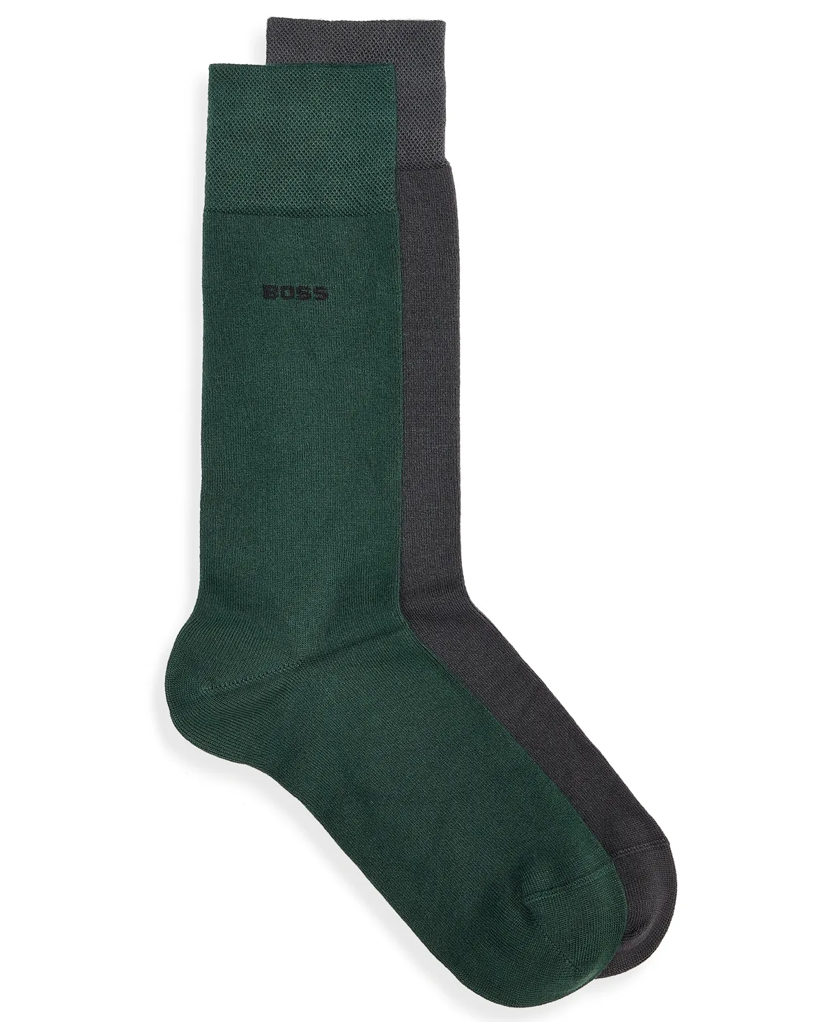 Solid Crew Socks, 2-Pack