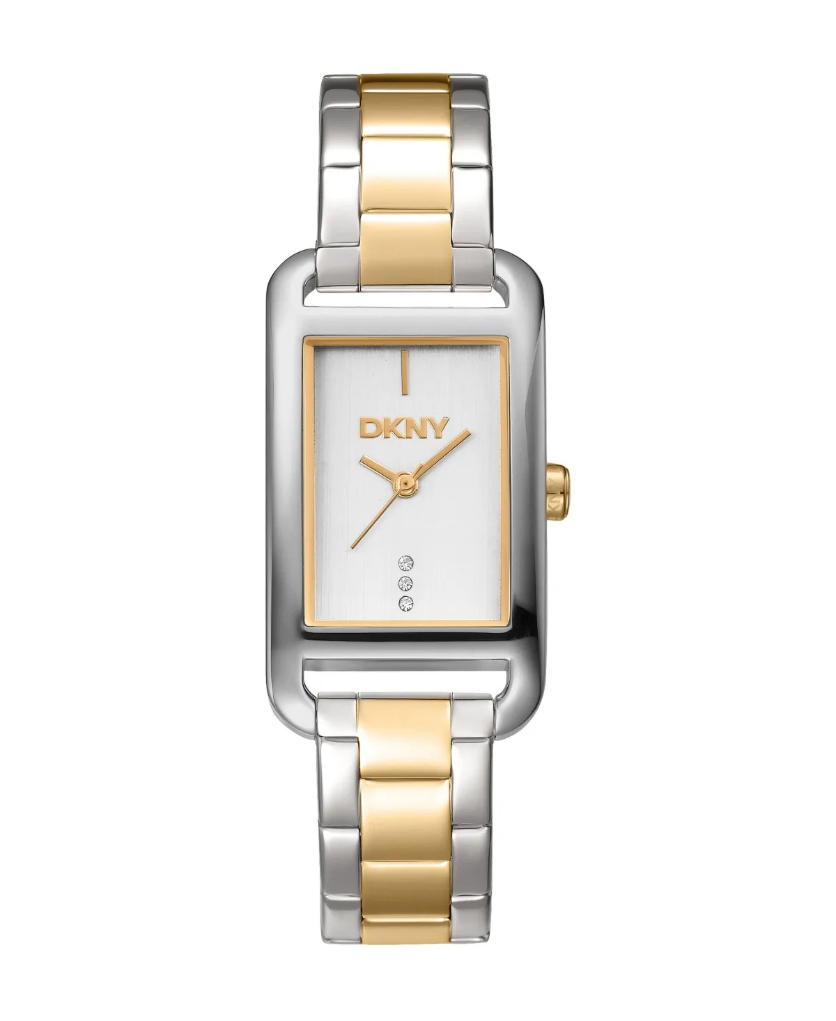 Quartz Two-Tone Stainless Steel Bracelet Watch, 22 mm