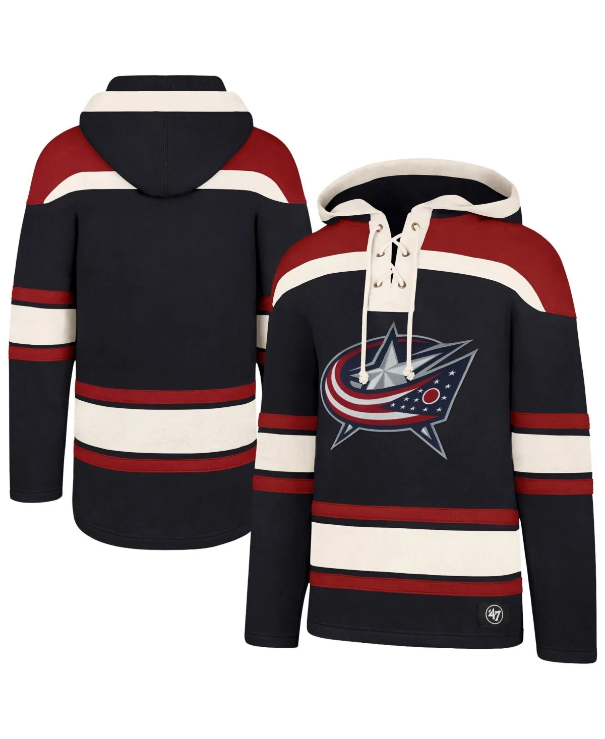 Columbus Blue Jackets Superior Lacer Hoodie by 47 Brand