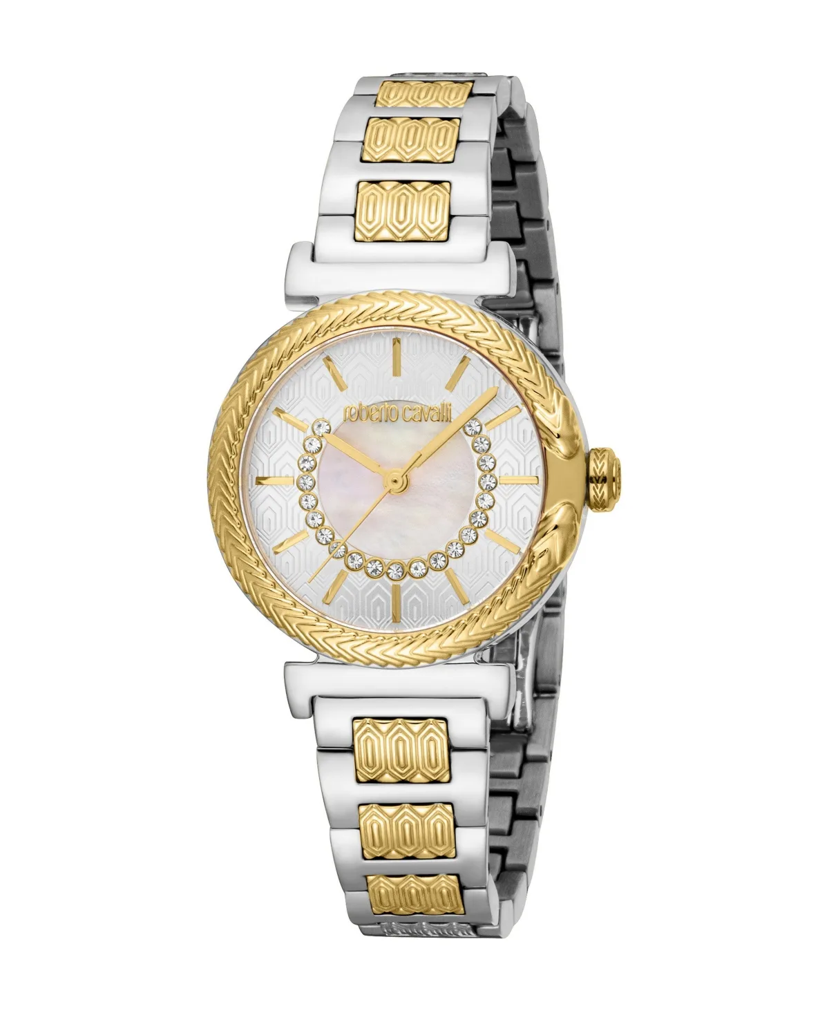 Roberto Cavalli Quartz Eclira Two-Tone Stainless Steel Bracelet Watch, 30mm by Roberto Cavalli