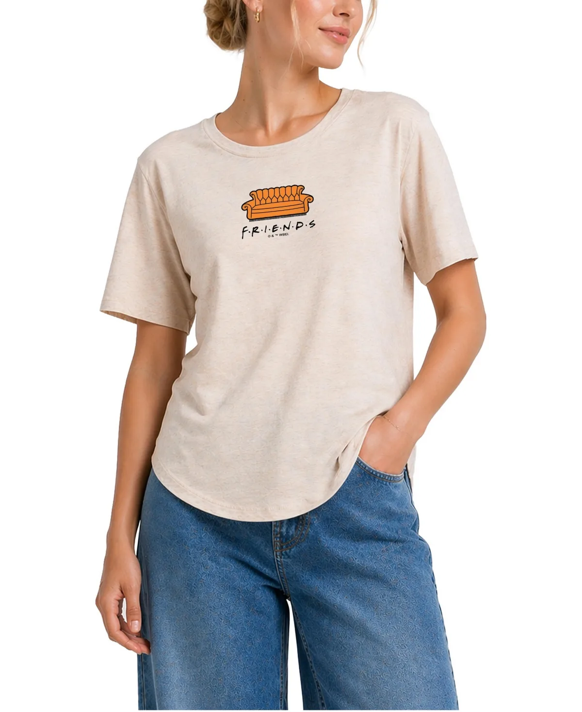 Friends Couch Graphic Oversized-Fit T-Shirt by Friends