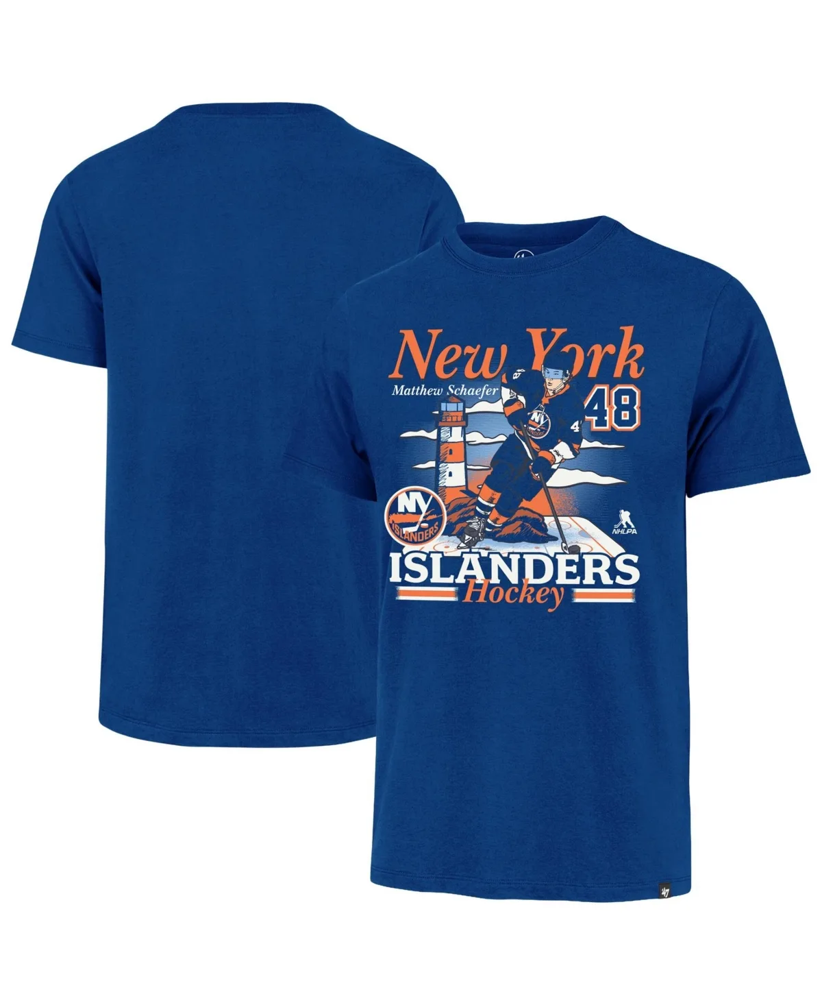 Matthew Schaefer New York Islanders City Name & Number T-Shirt by 47 Brand
