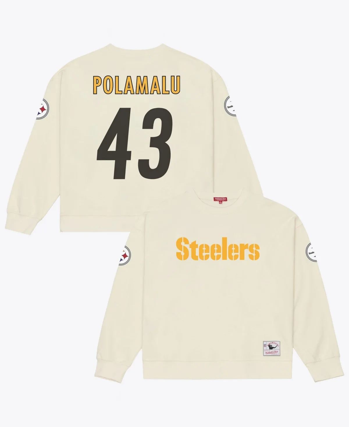 Troy Polamalu Pittsburgh Steelers Name & Number Sweatshirt