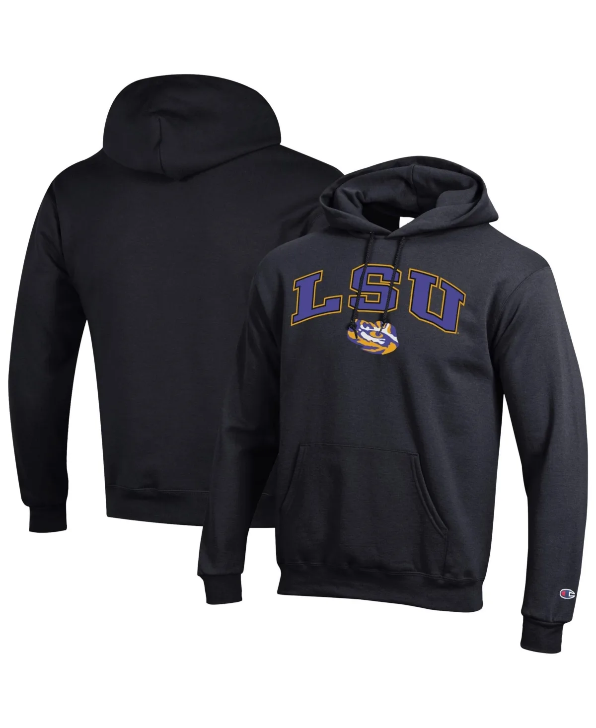 Lsu Tigers Arch Over Logo Pullover Hoodie