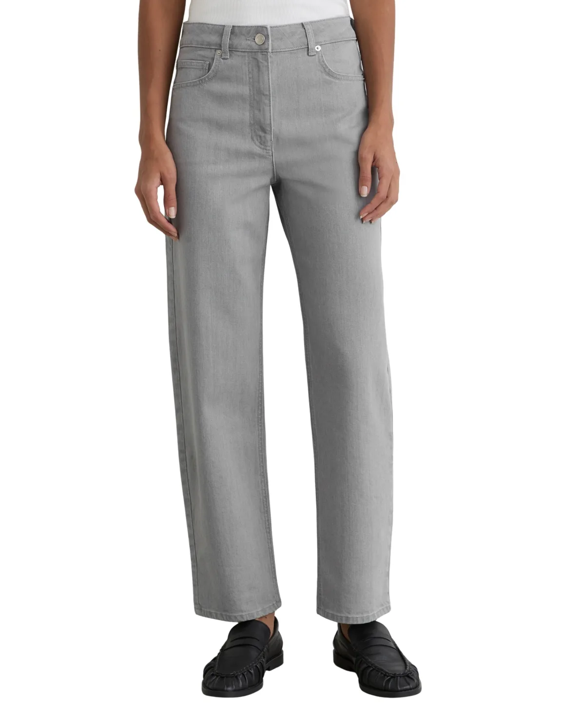 Selin High-Waisted Straight-Leg Jeans
