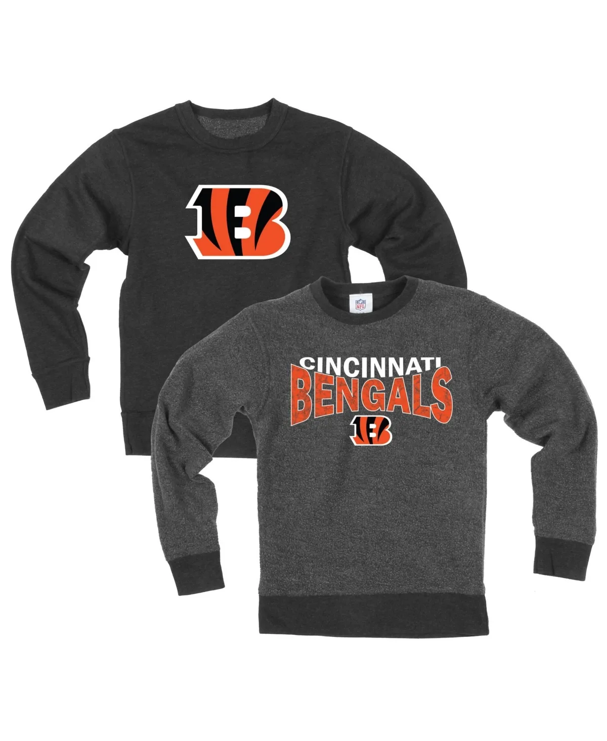 Cincinnati Bengals Reversible Fleece Sweatshirt by Wes & Willy