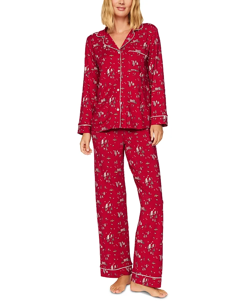 Gisele Printed Long Pajama Set