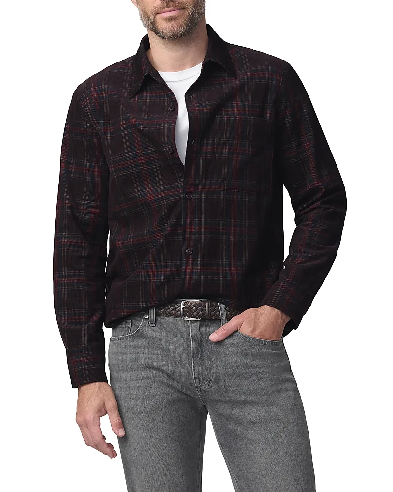 Baby Corduroy Plaid Classic Fit Shirt by Joe's Jeans