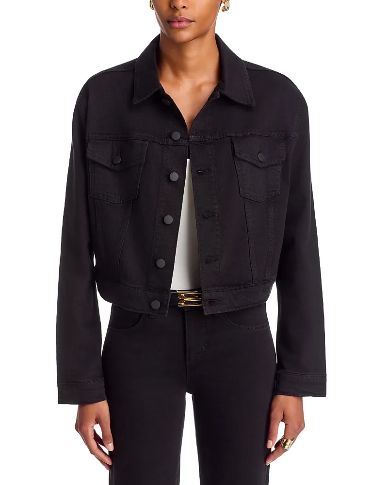 Alessia Cropped Denim Jacket