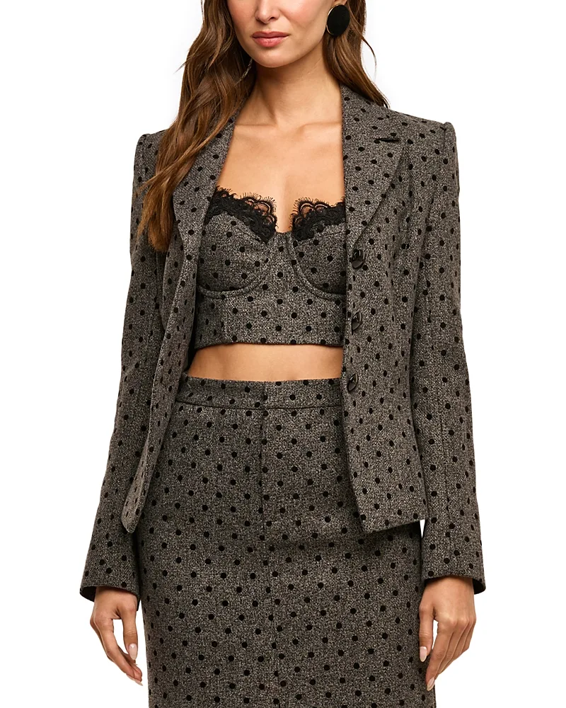 Odile Polka Dot Blazer by L'AGENCE