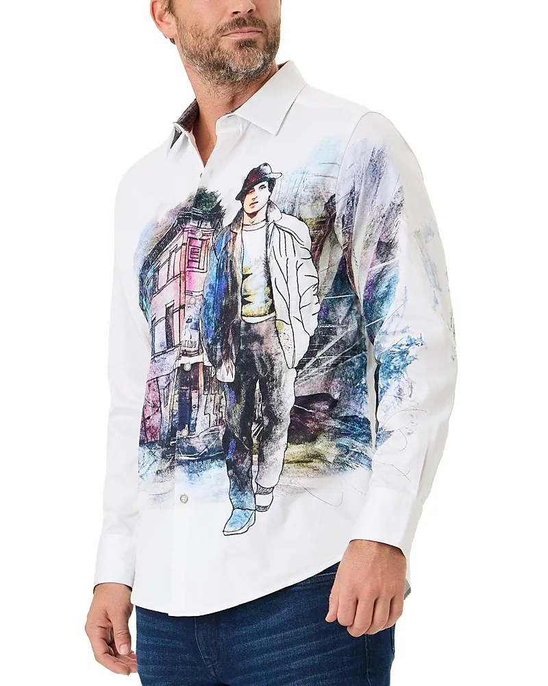 In Rockyhood Long Sleeve Classic Fit Shirt by Robert Graham