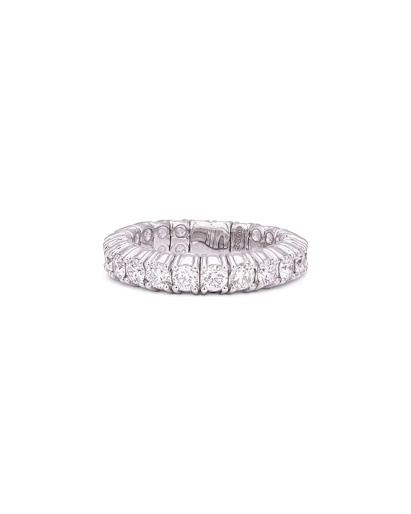 18K White Gold Stretch Diamond Band, 2.57 Tcw by Zydo