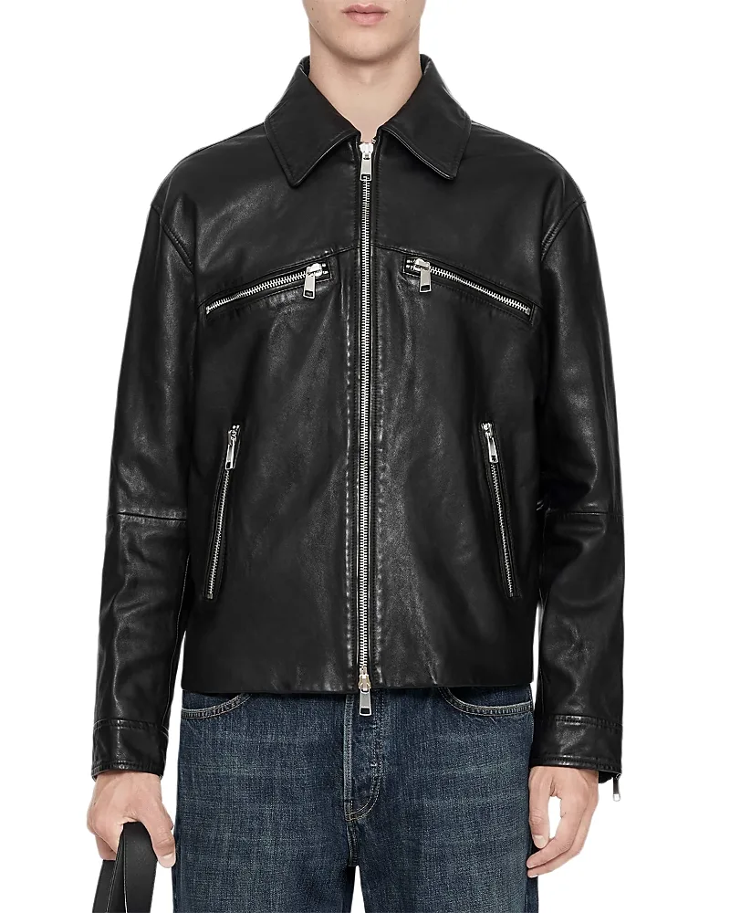 Vegason Leather Jacket by AllSaints