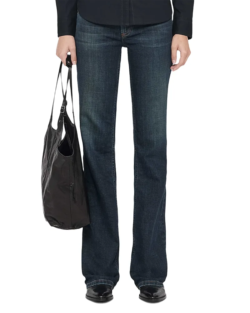 Zoe Cotton Stretch Low Rise Bootcut Jeans by AllSaints