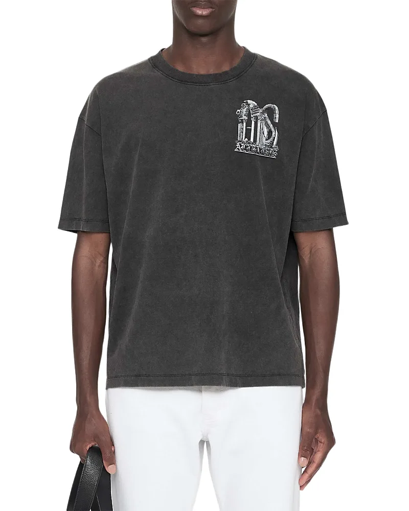 Shrines Cotton Graphic T-Shirt by AllSaints
