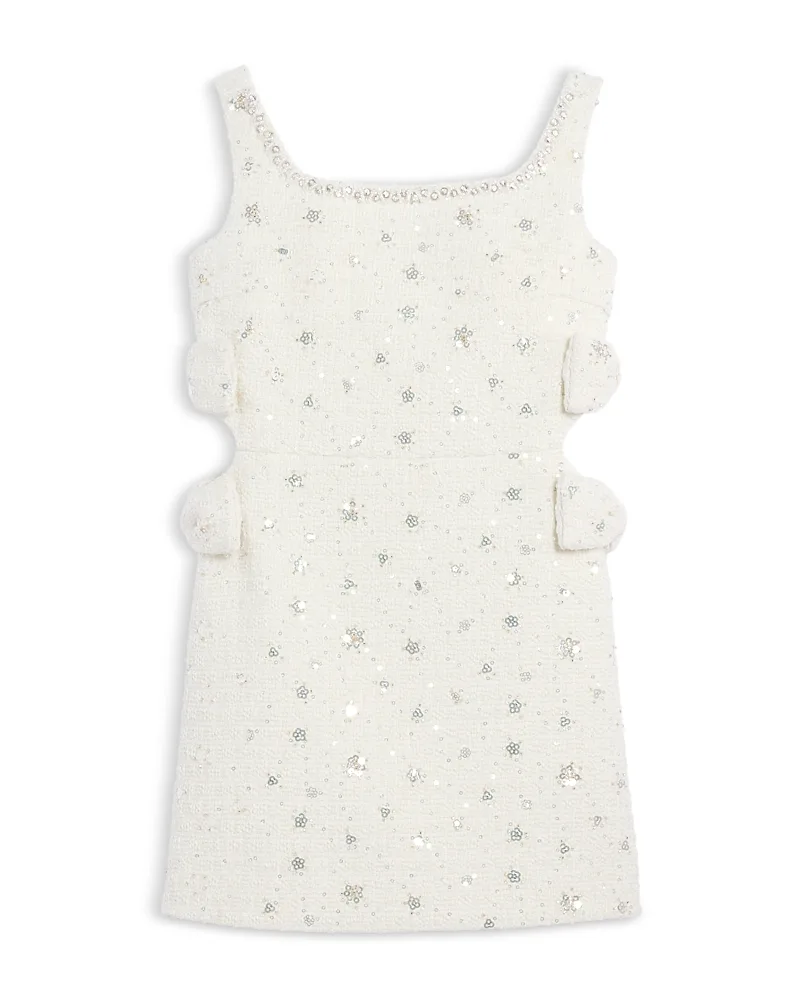 Solis Sequin Embellished Boucle Dress by Katiejnyc