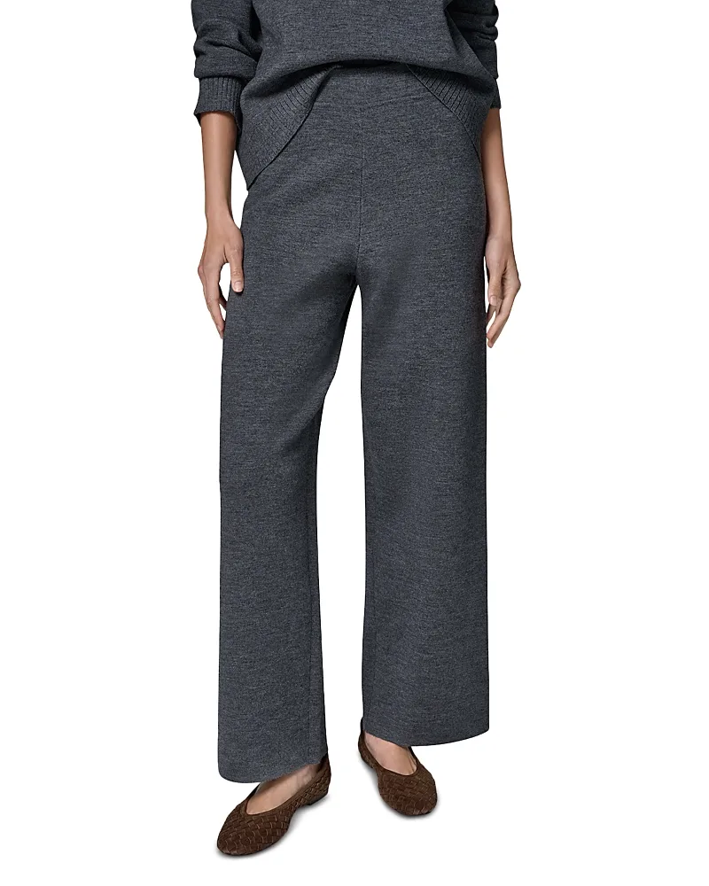 Wool Blend Pull on Pants