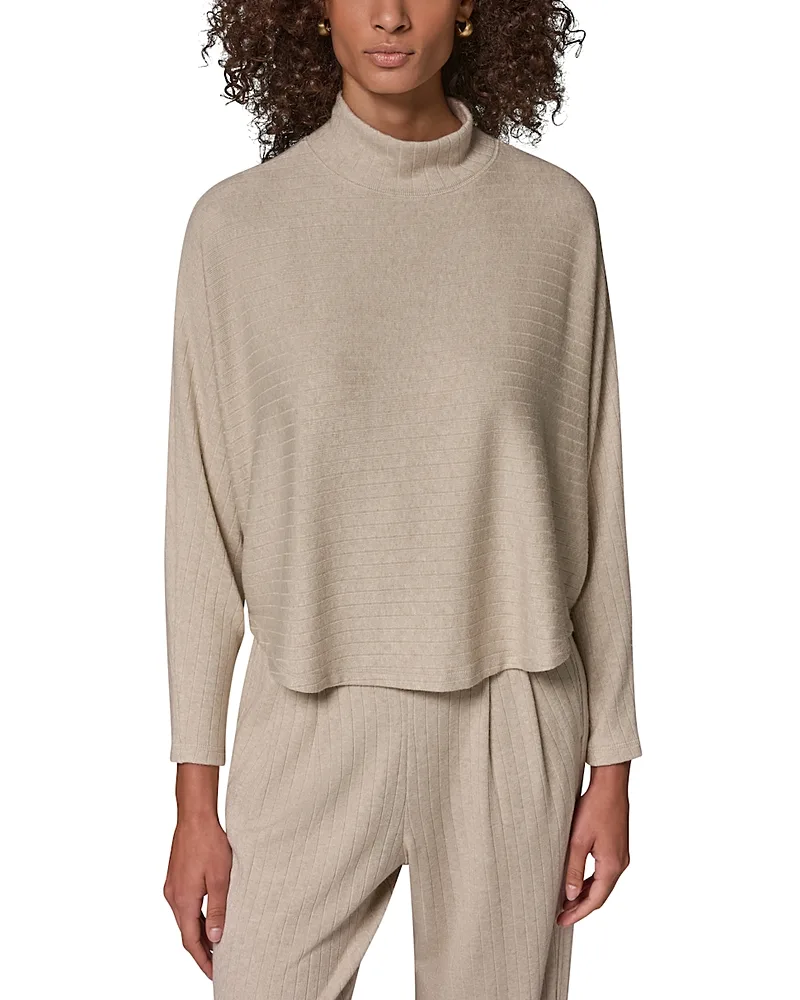 Mock Neck Dolman Sleeve Sweater by Donna Karan Weekend