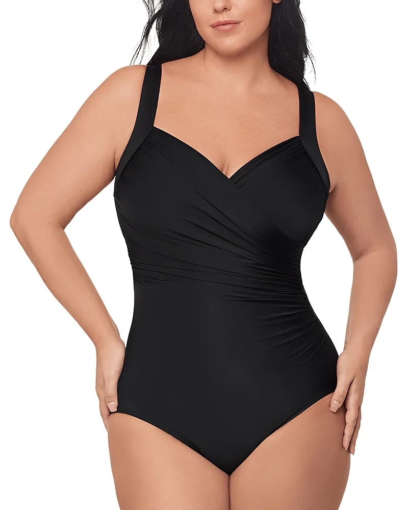 Miraclesuit Sanibel Draped One Piece Swimsuit by Magicsuit