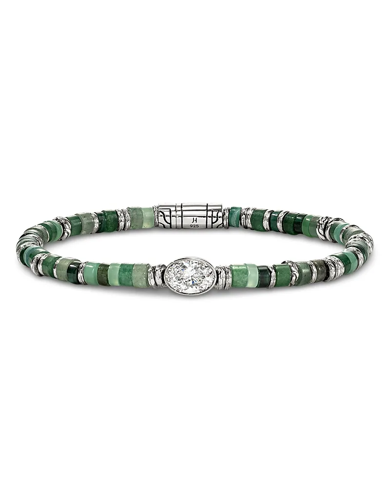Sterling Silver Lab Grown Diamond & Gemstone Jh Lovestruck Heishi Bracelet by John Hardy