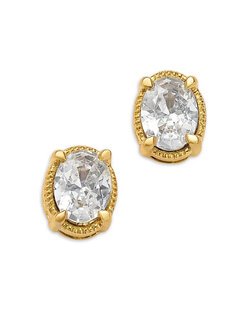 Diamond Oval Cut Stud Earrings in 14K Yellow Gold, 0.38 Tcw by Bloomingdales Fine Collection