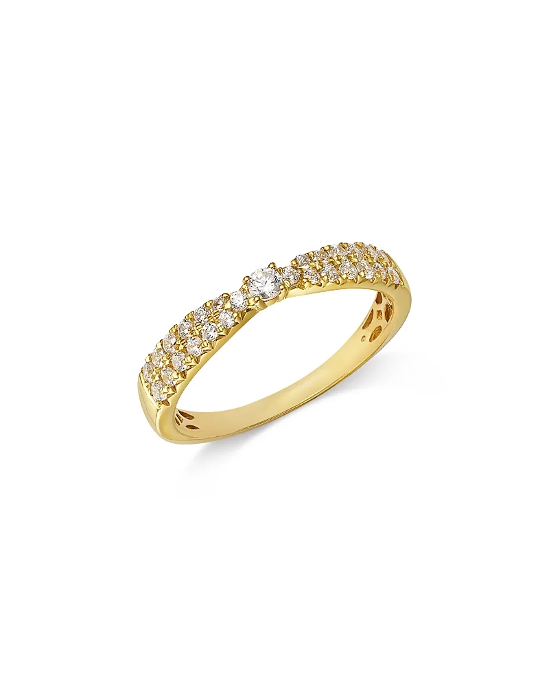 Diamond Knot Ring in 14K Gold, 0.38 Tcw