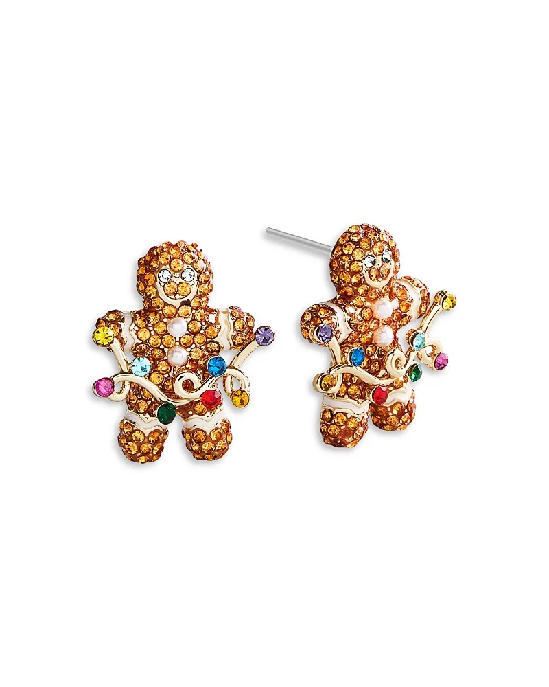 Gingerbread Stud Earrings by BaubleBar