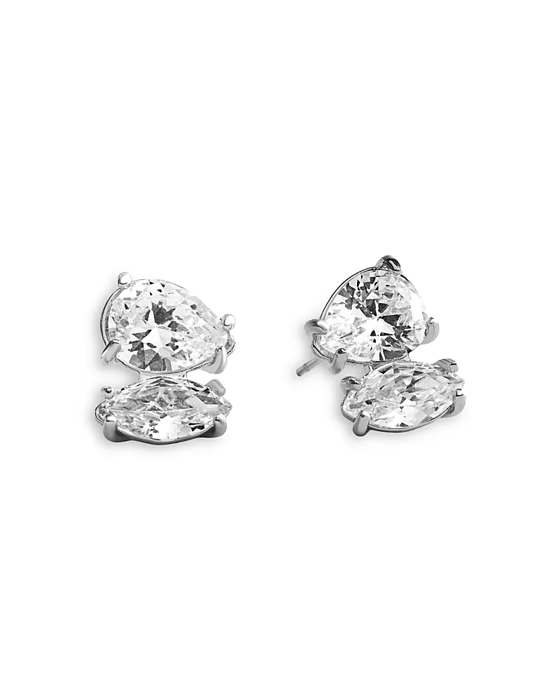 Antonella Double Crystal Stud Earrings by BaubleBar