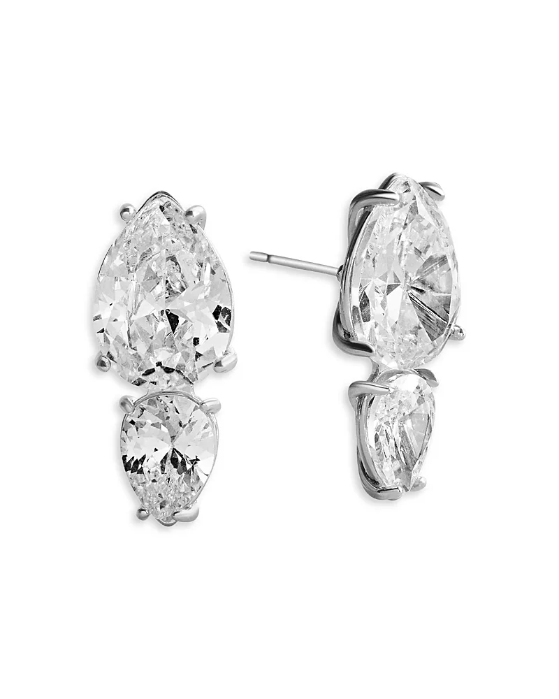 Alessia Double Crystal Drop Earrings by BaubleBar