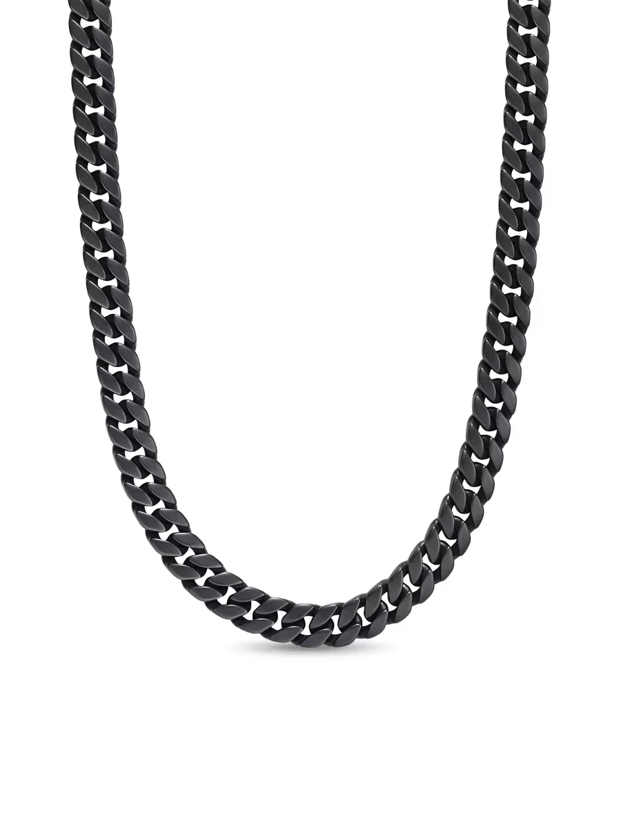 Curb Chain Necklace in Titanium, 11.5MM by David Yurman