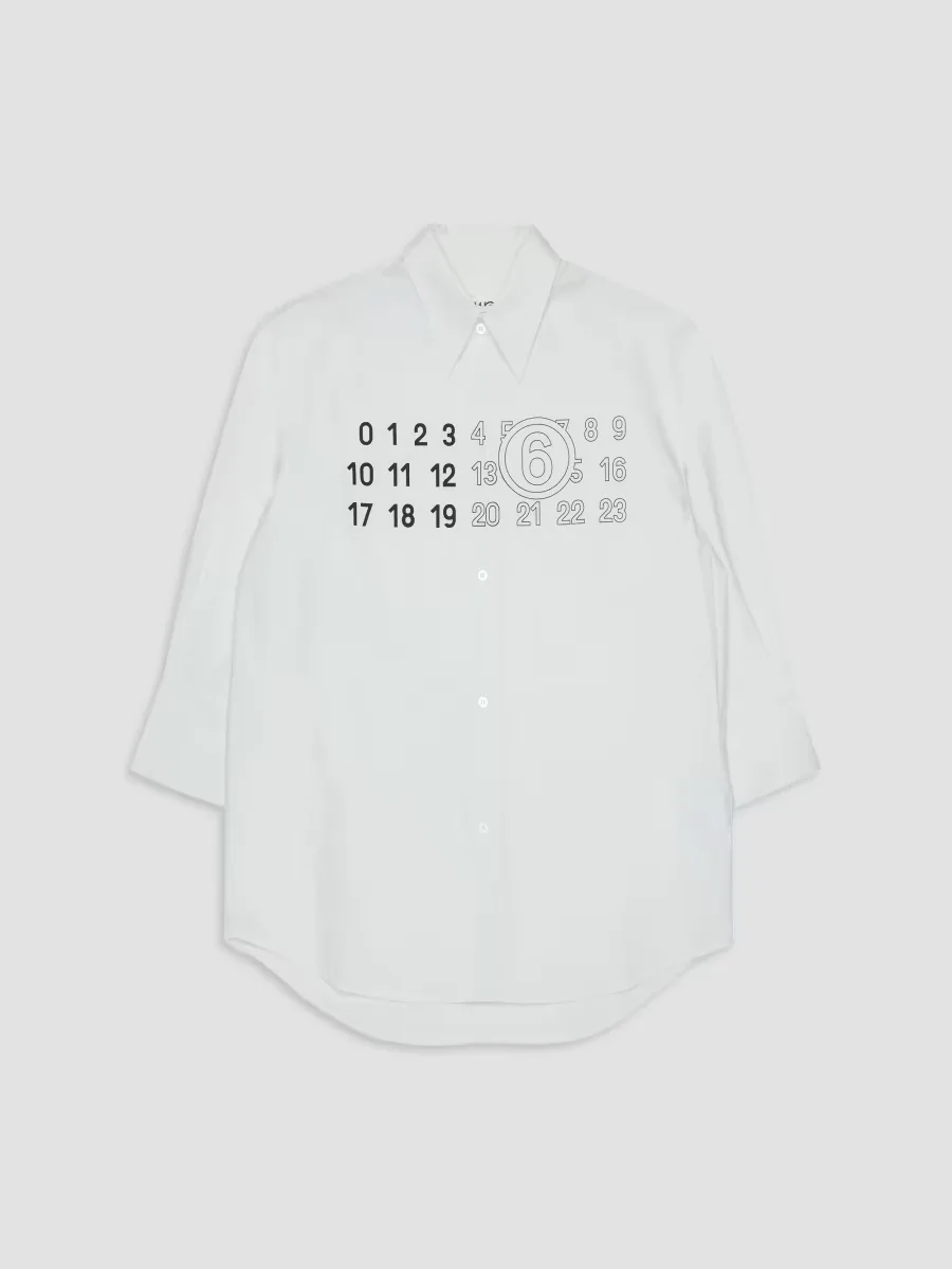 Number Shirtdress by Maison Margiela