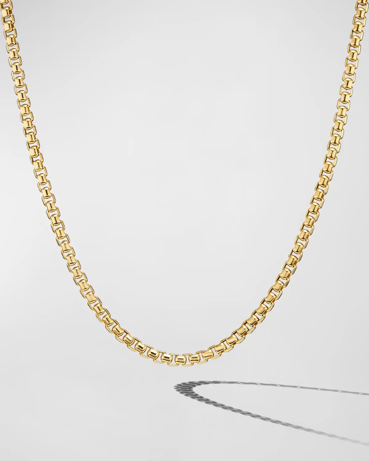 Box Chain Necklace in 18K Gold, 5mm, 22L by David Yurman