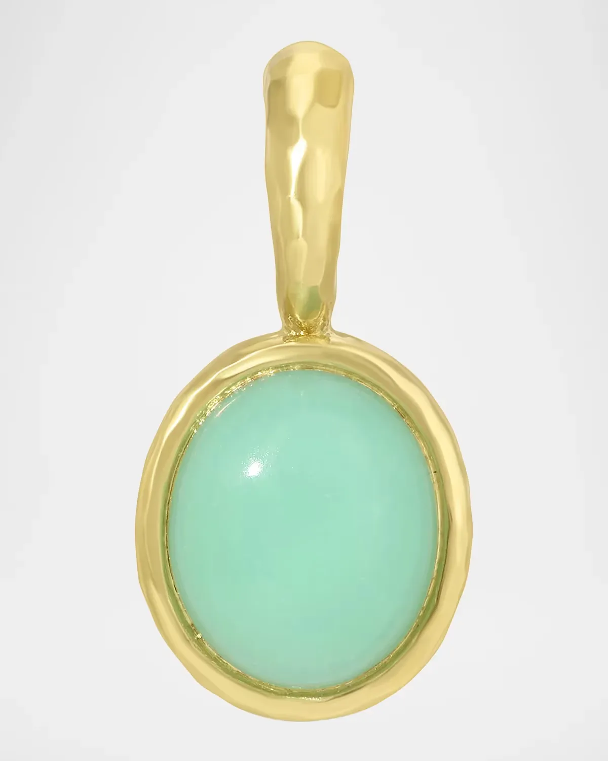 18K Hidden Gem Pendant with Chrysoprase