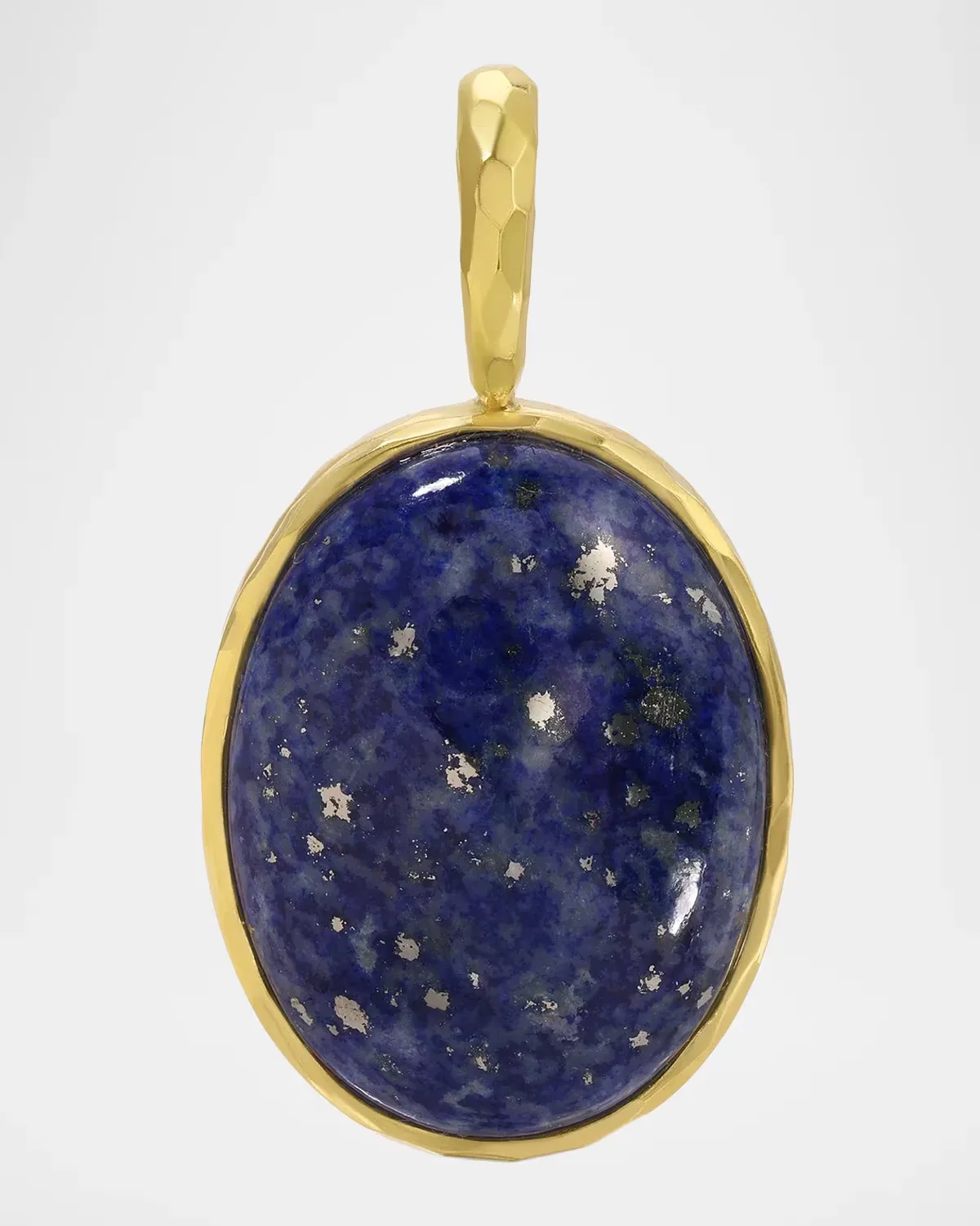 18K Medium Hidden Gem Pendant with Lapis Lazuli by Octavia Elizabeth