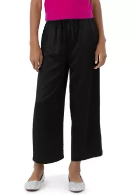 Satin Wide Leg Pants by Speechless