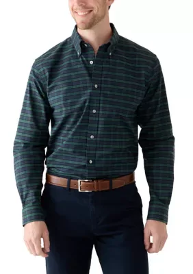 Regular Fit Long Sleeve Non-Iron Pattern Sport Shirt by Brooks Brothers