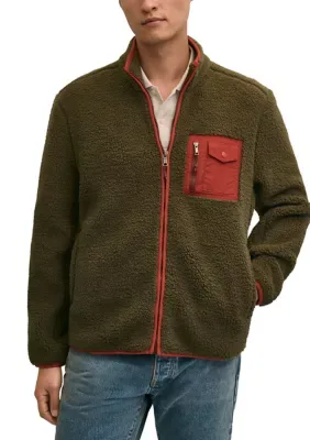 Full-Zip Teddy Fleece Jacket