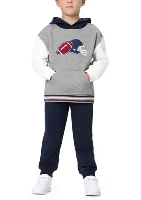 2 Piece Football Fleece Set by Kids Headquarters