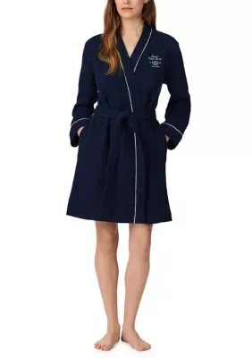 Lauren Ralph Lauren Kimono Waffle Robe