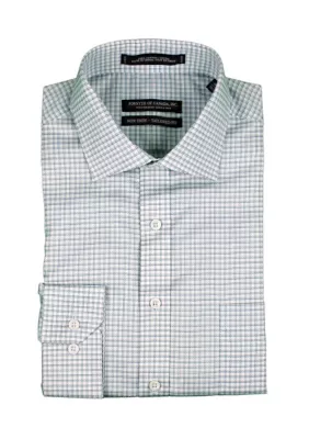 Textured Check Dress Shirt by Forsyth of Canada