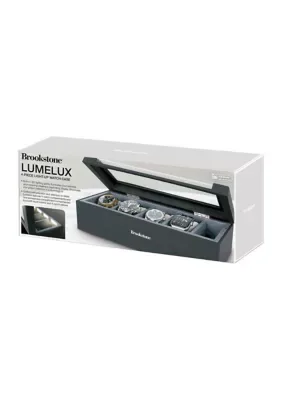 Light Up 4 Piece Watch Storage Case by Brookstone