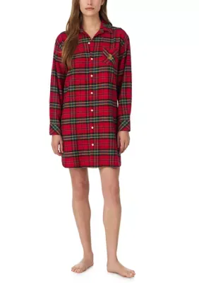 Lauren Ralph Lauren Long Sleeve His Shirt Sleepshirt by Ralph Lauren