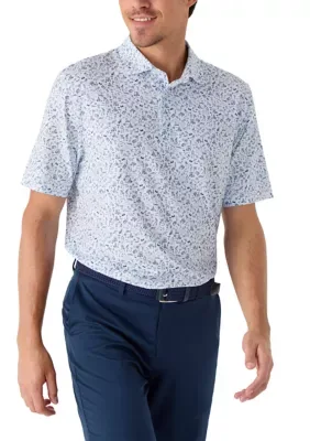 Tee Time Getaway Printed Polo Shirt by Greg Norman Collection