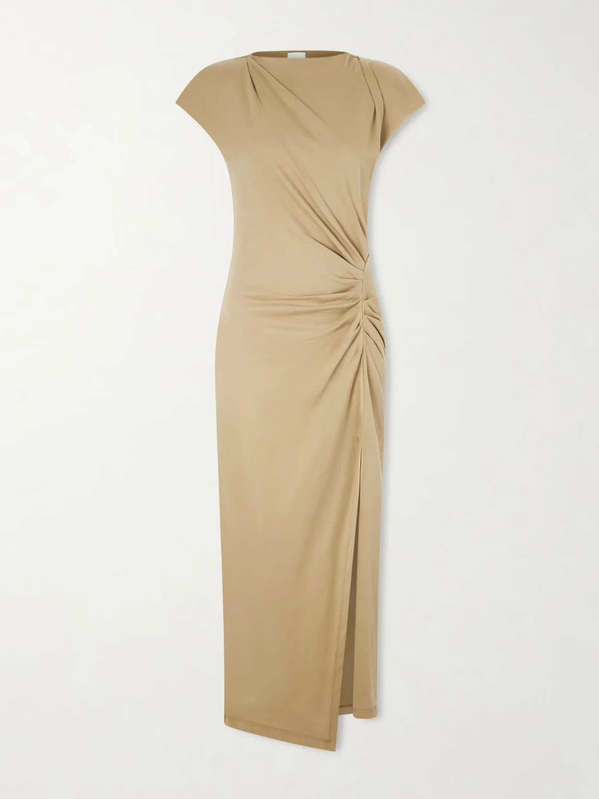 - Nadela Gathered Cotton-jersey Midi Dress -