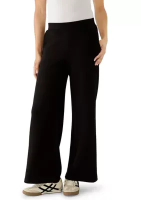 Wide Leg Scuba Pants